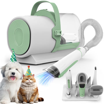 Pet Grooming Vacuum – All-in-One Hair Suction & Trimming Tool – detail view