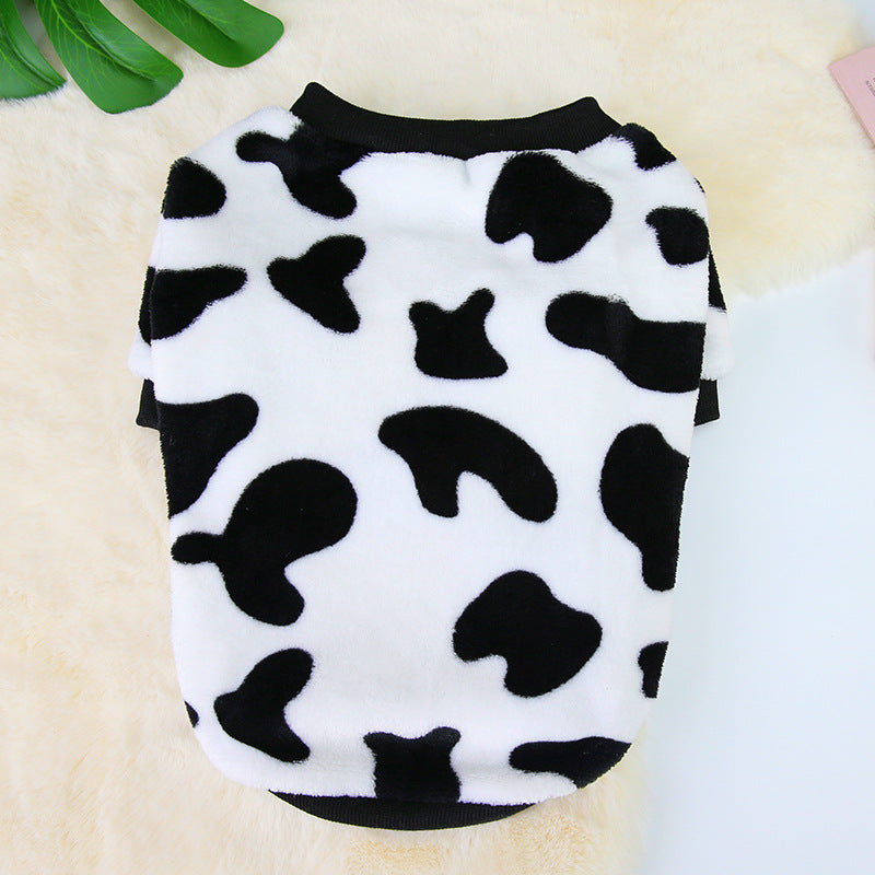 Fluffy Print Winter Jacket, for dogs.