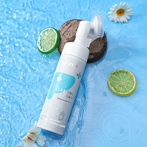 after walk dog paw cleaner spray prevents indoor dirt tracking