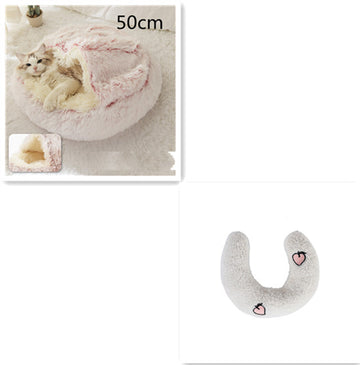 anti anxiety den design round pet house bed calming