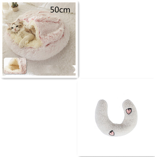 anti anxiety den design round pet house bed calming