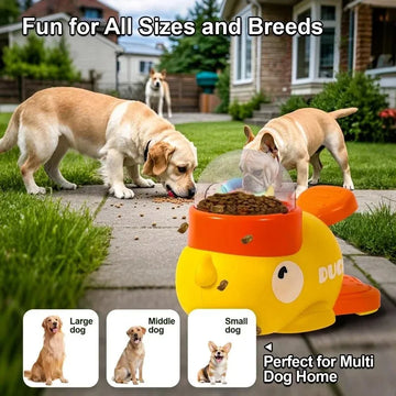 Duck Puzzle Feeder – Interactive Treat Dispenser for Dogs – detail view