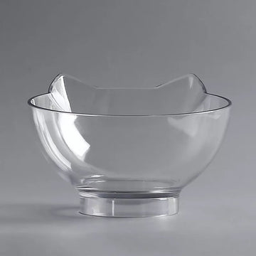 Elevated Double Cat Bowl – 15° Tilted Neck-Protection Food & Water Feeder – in use