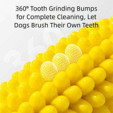Corn Knot Dog Chew Toy – Teeth Cleaning Rope Ball for Small & Large Dogs – features