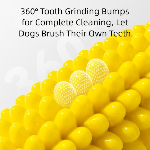Corn Knot Dog Chew Toy – Teeth Cleaning Rope Ball for Small & Large Dogs – features