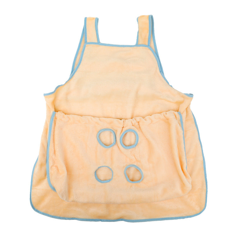 Plush Winter Hanging Chest Carrier Pouch for Small Pets