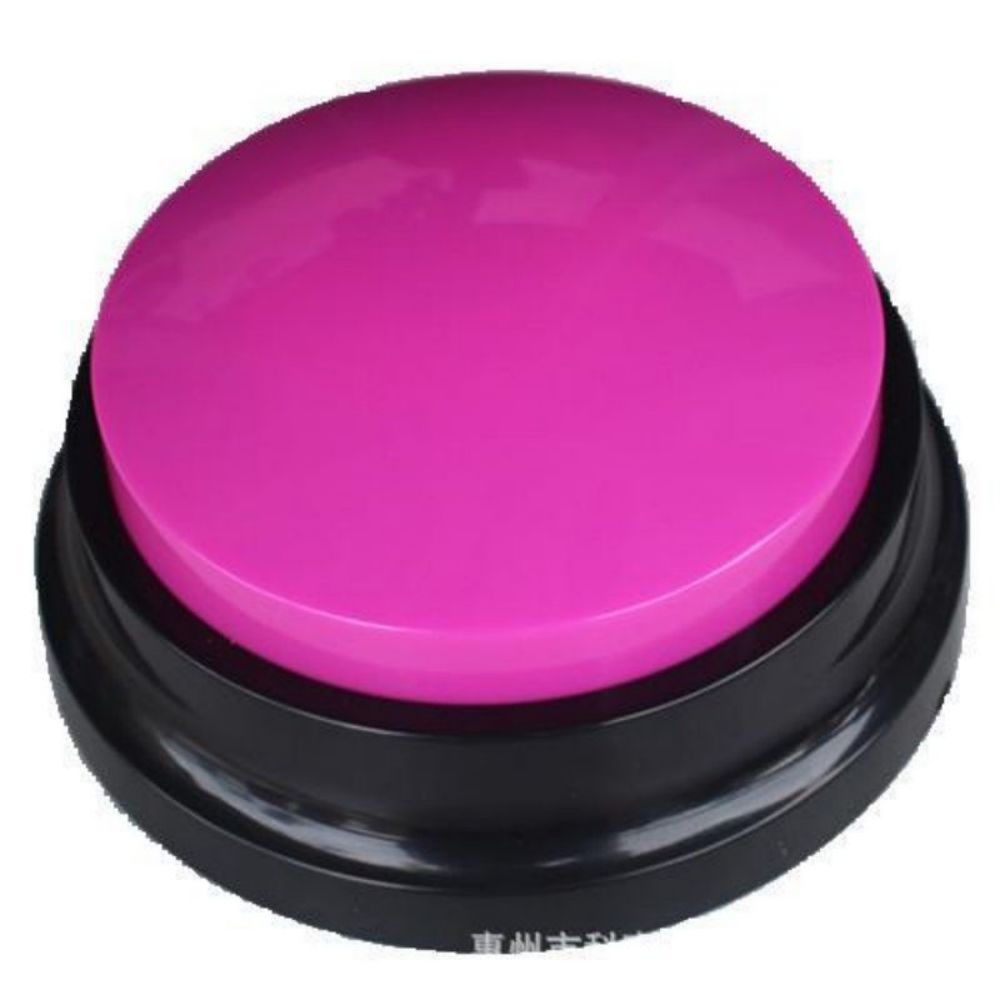 Voice-Recording Button Toy, for dogs and cats.