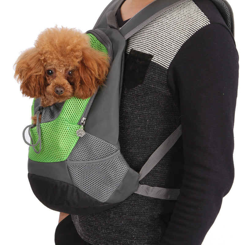 Convenient PU Travel Backpack for Dog Outings