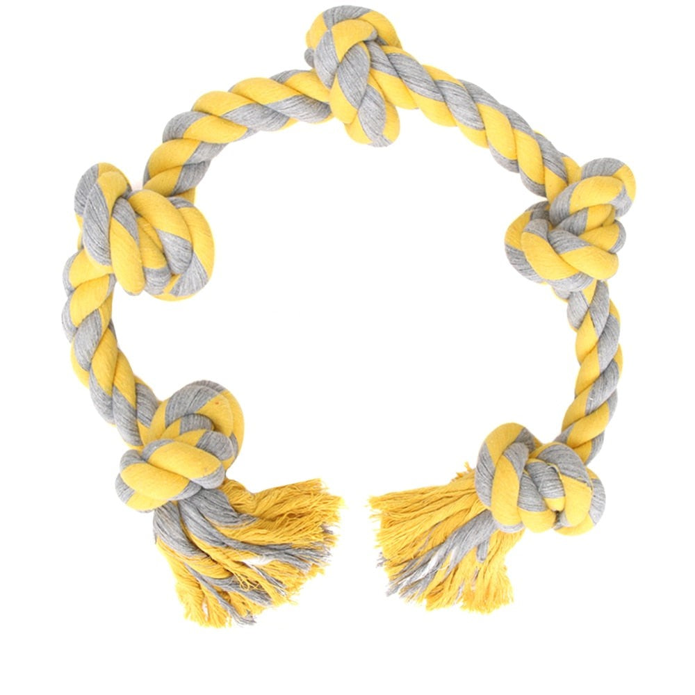 Cotton Rope Knot Toy for Puppy Teething and Chewing, for dogs.