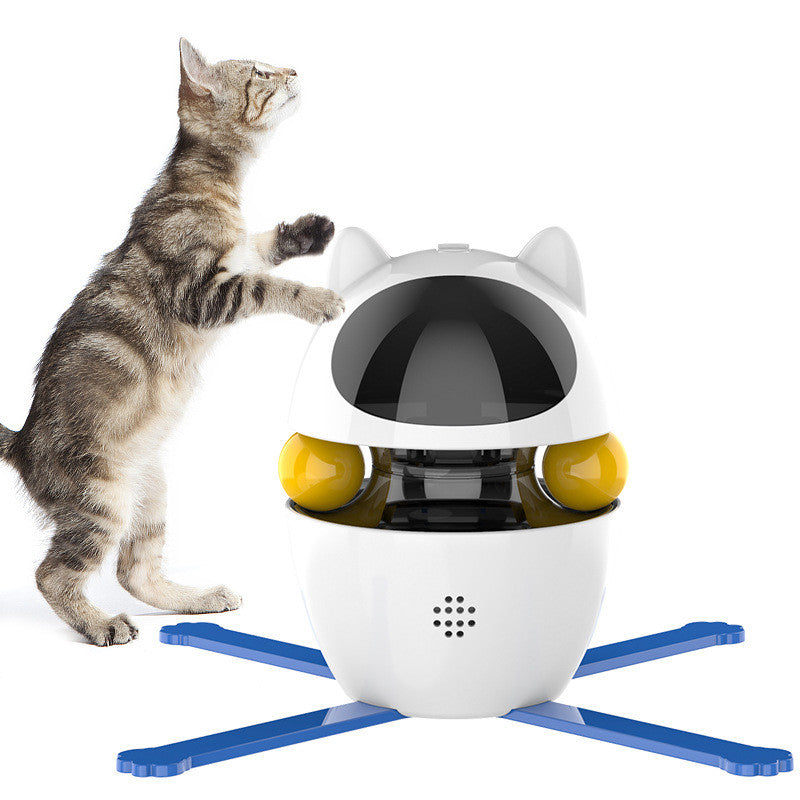 USB Rechargeable Smart Spinning Ball Toy for Cats