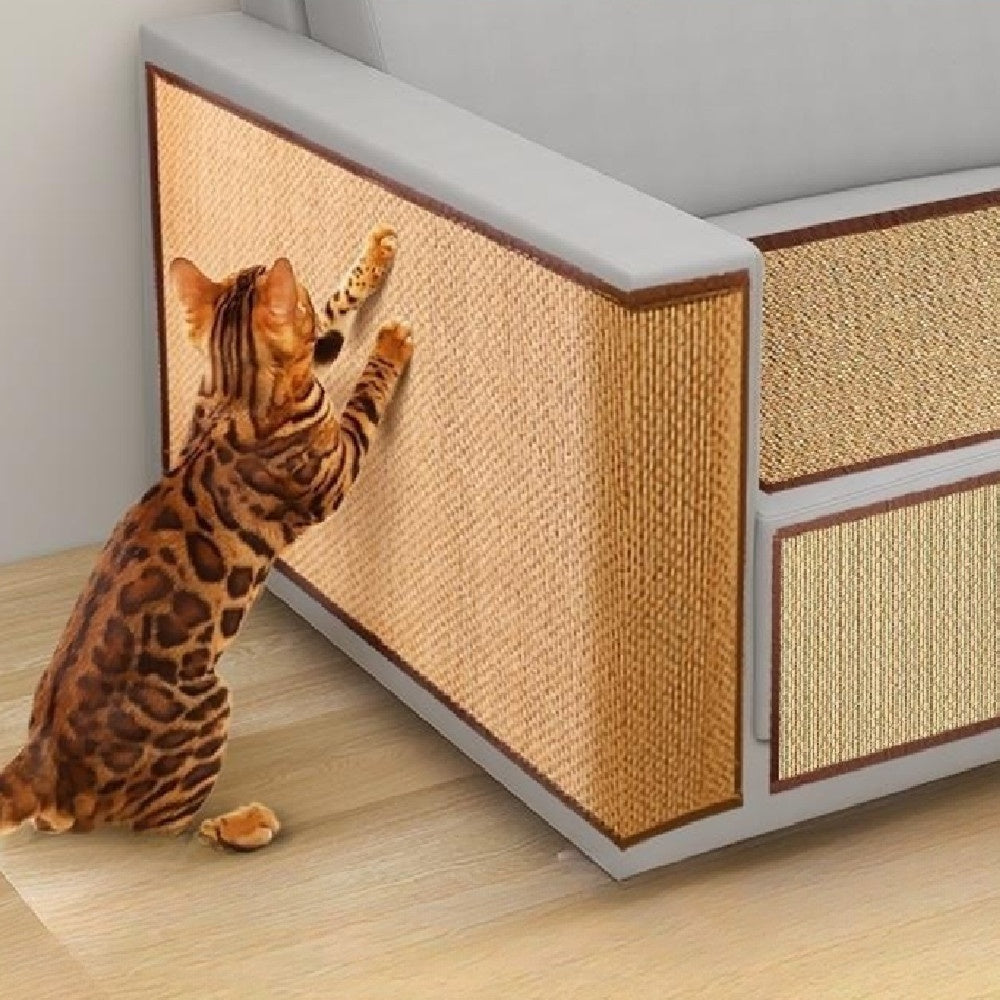 Bamboo Scratch Pad for Sofas and Walls, Cat Scratcher, for cats.