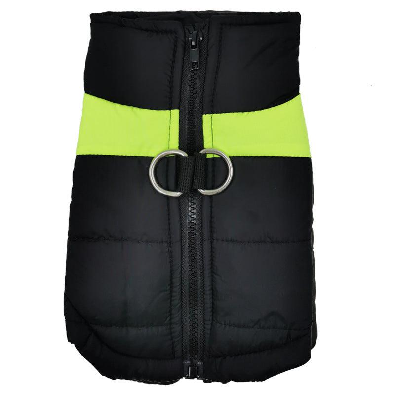 Cotton Ski-Suit Style Winter Coat for Big Dogs, for dogs.