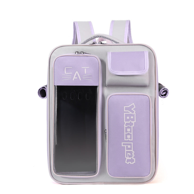 Breathable Backpack Carrier, for cats.