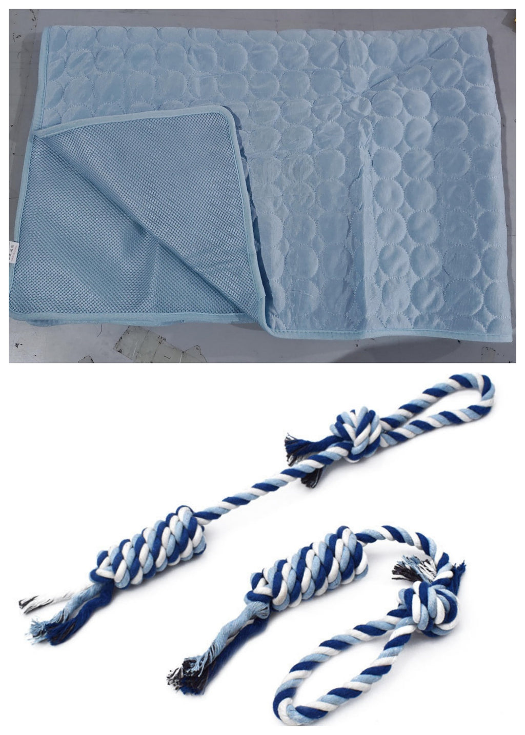Foldable Summer Cooling Ice Silk Mat for Pets