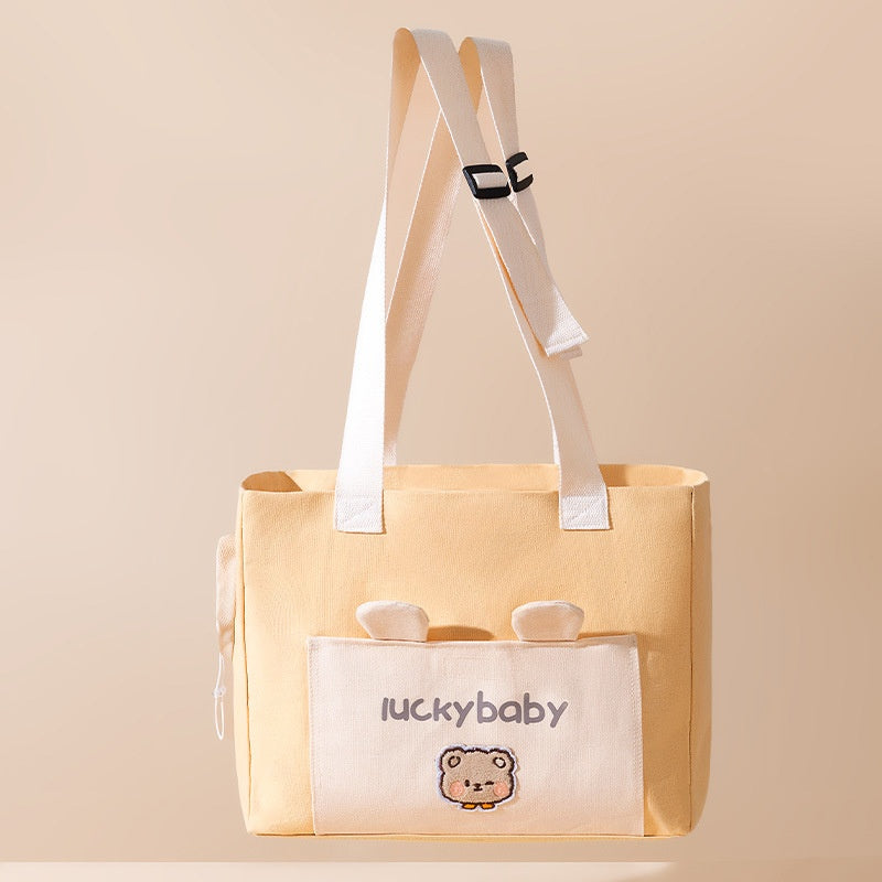 Canvas Shoulder Bag, for cats.