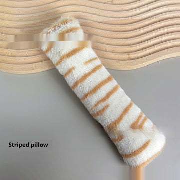 Plush Catnip Pillow Toy – Crinkle Sound Cat Kicker – features