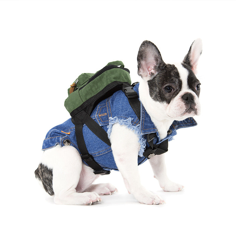 Washable Square Pet Backpack, for dogs.
