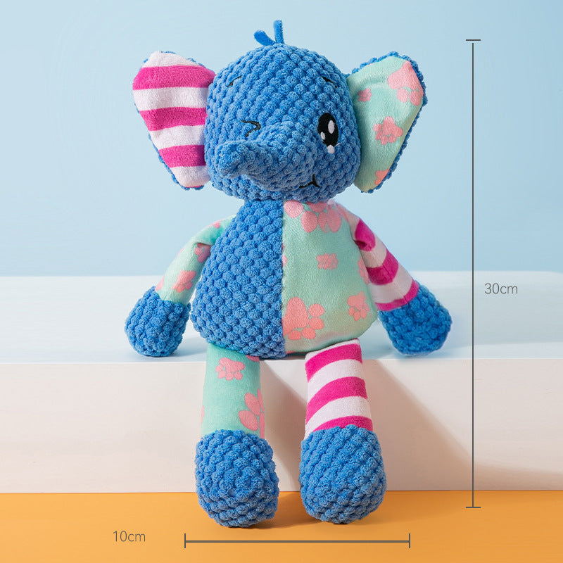 Plush Squeaky Dog Toy for Molar Play and Boredom, for dogs.