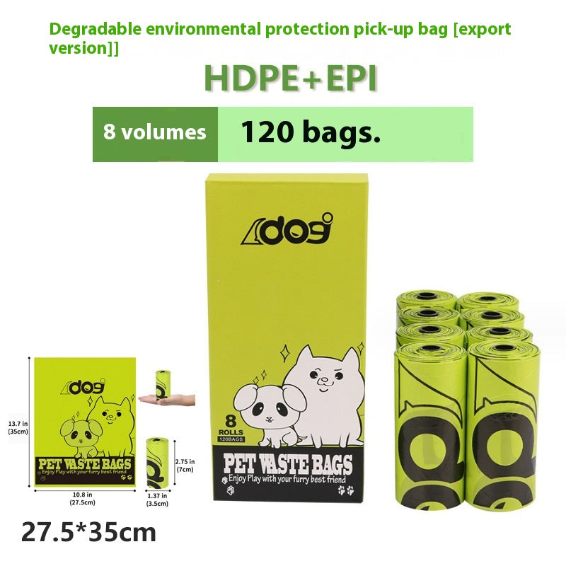 Dog Waste Bag Dispenser with Pickup Stick Option, for dogs.
