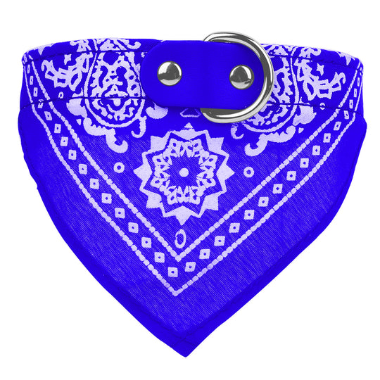 Adjustable Bandana Pet Collar – Triangle Scarf for Cats & Dogs