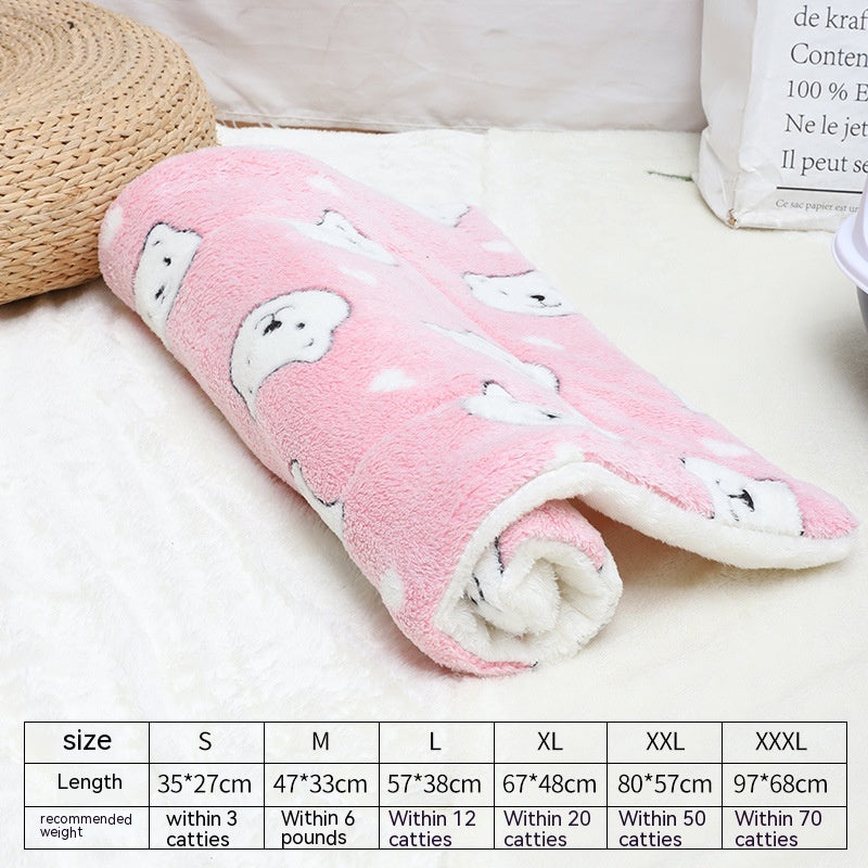 Flannel Winter Kennel Blanket, for dogs and cats.