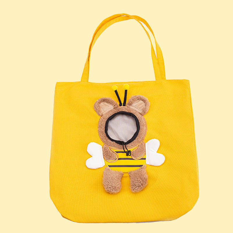 Canvas Shoulder Carrier Bag for Small Dogs and Cats