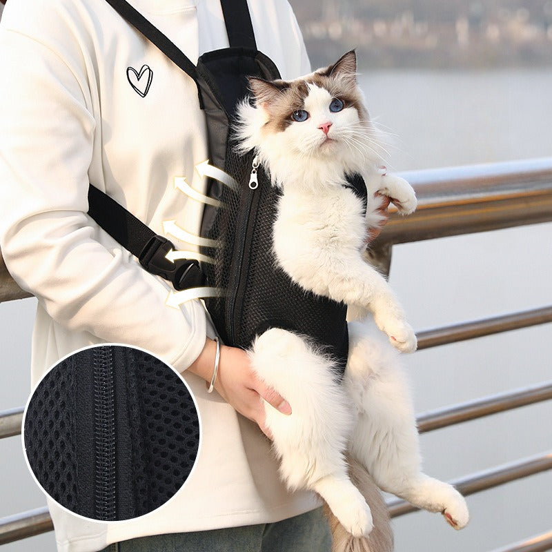 Adjustable Breathable Dog Carrier Backpack for Hiking