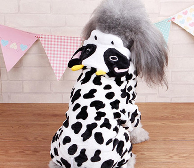 Cartoon Animal Costume Four-Leg Suit, for dogs.
