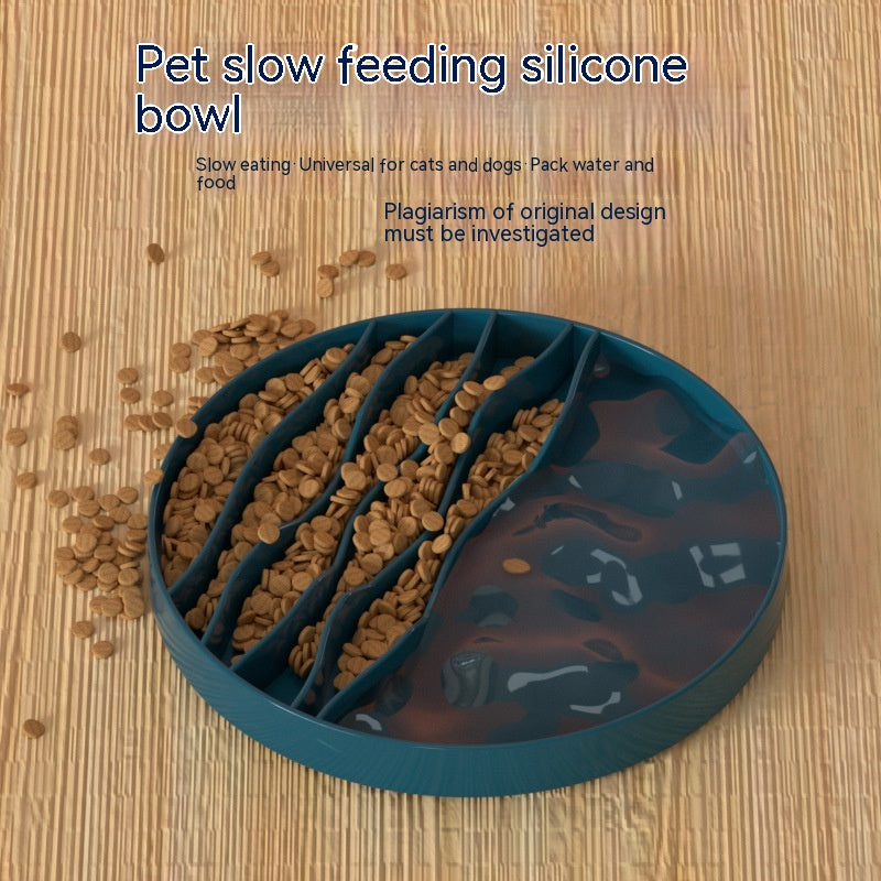 Silicone Slow-Lick Feeding Plate, for dogs and cats.