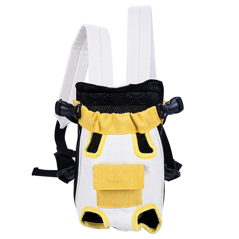 Portable Canvas Carrier Backpack for Dog Outings