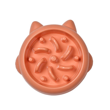 Slow Feeder Dog Bowl - Anti-Choking Stainless Steel Pet Dish – close-up