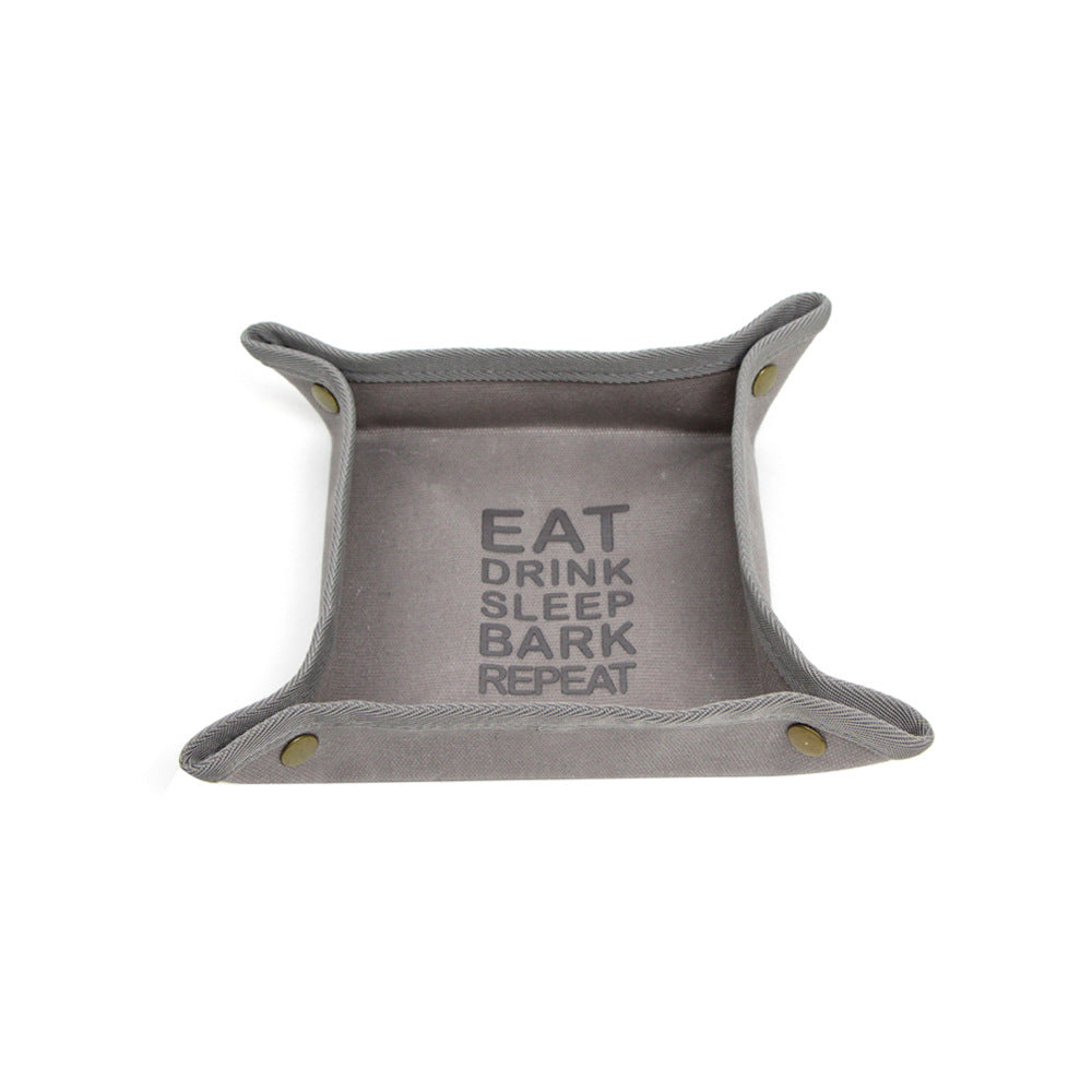 Foldable Canvas Travel Bowl, for dogs and cats.