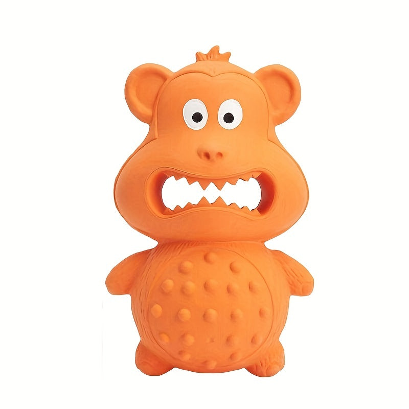 Durable Rubber Monkey Chew Toy for Medium to Large Dogs, for dogs.