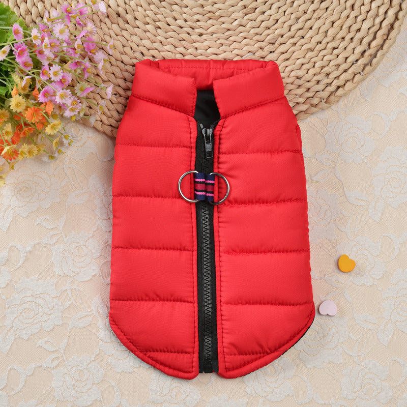 Zip-Up Polyester Vest, for dogs.
