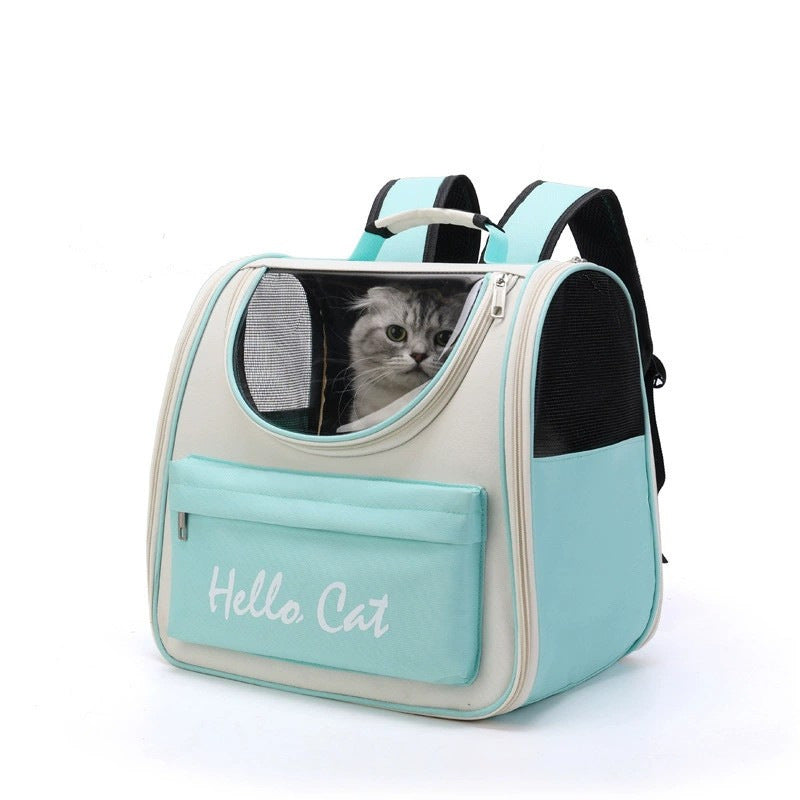 Breathable Oxford PVC Travel Bag, for dogs and cats.