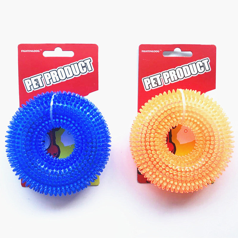 Bite-Resistant TPR Sound Ball Toy, for dogs and cats.