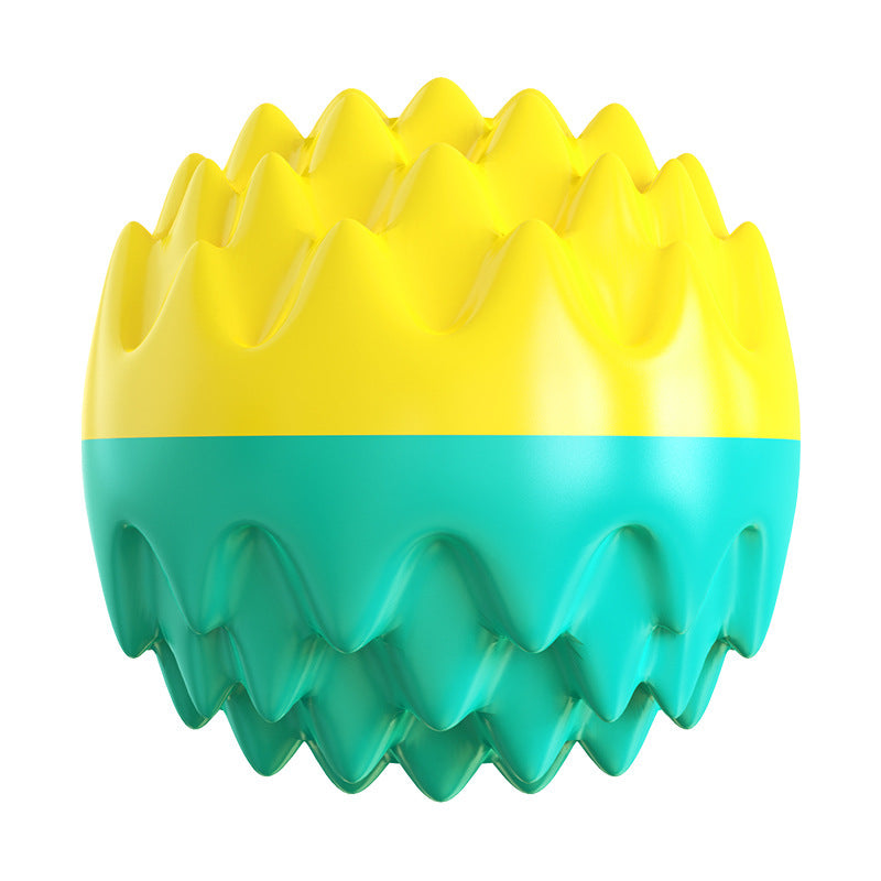 Squeaky Toothbrush Teether Ball Chew Toy, for dogs.