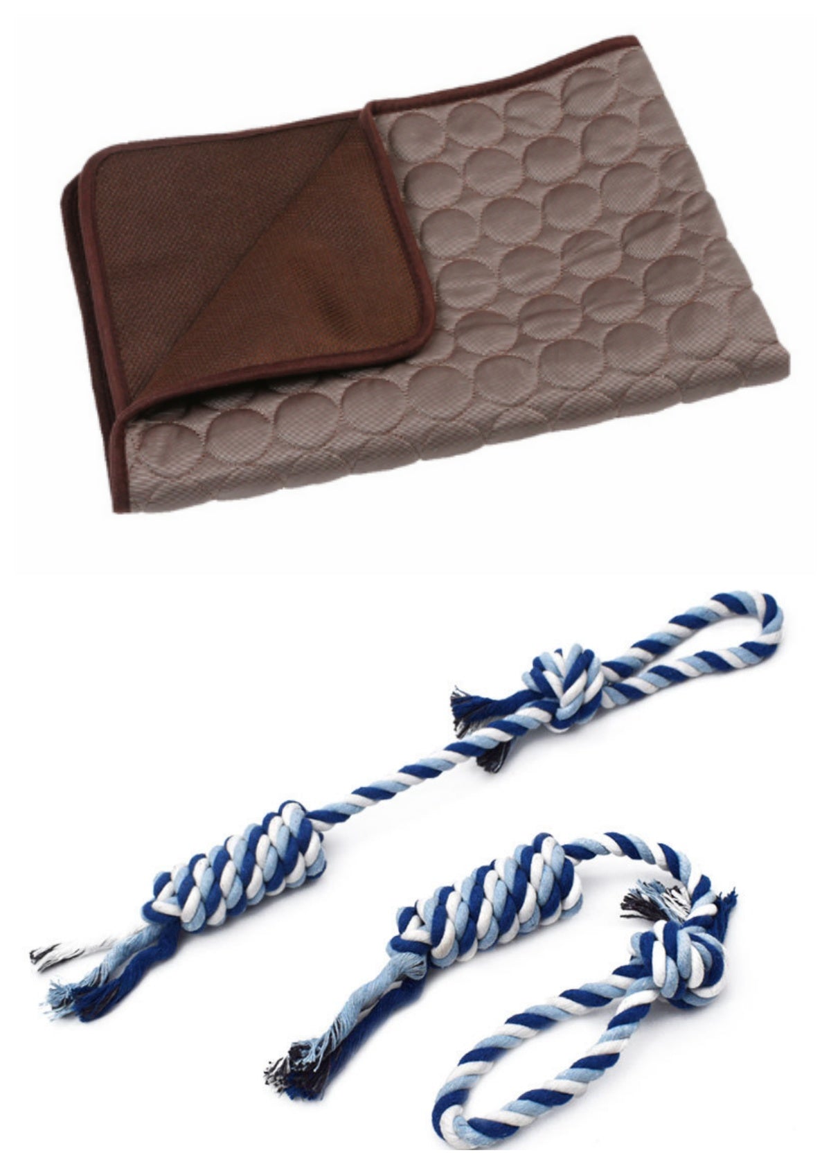 Foldable Summer Cooling Ice Silk Mat for Pets