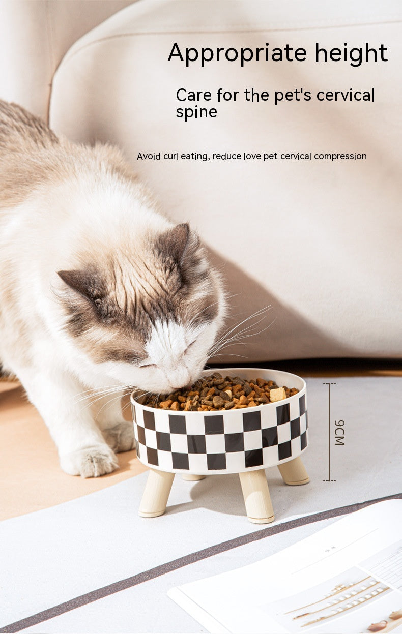 Non-Slip Square Stainless Steel Dog Food Bowl, for dogs.