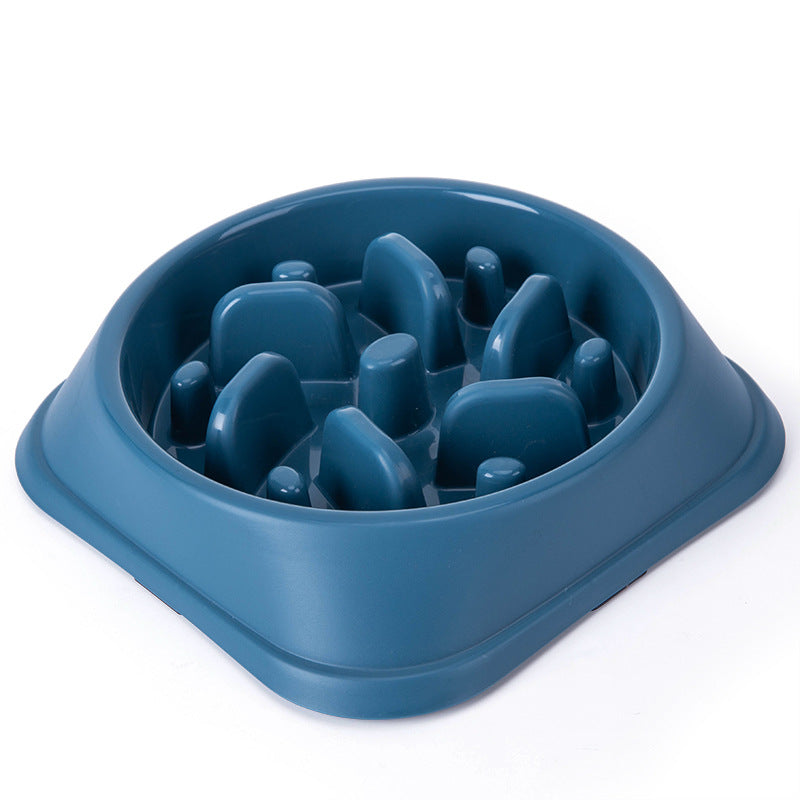Slow-Feed Bowl to Help Prevent Fast Eating in Pets, for dogs and cats.