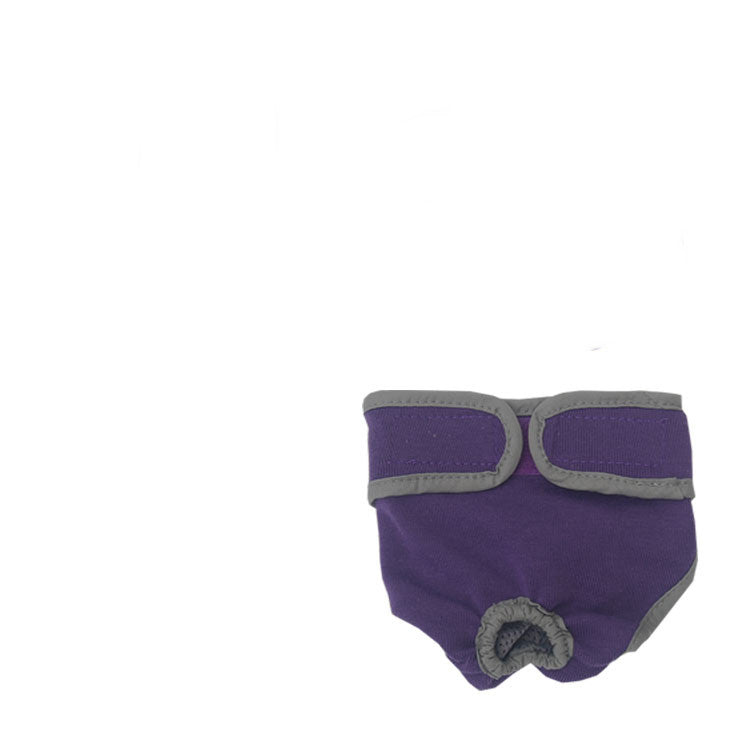 Hook-and-Loop Cotton Diaper Pants, for dogs.