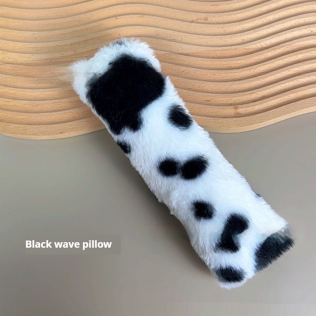 Plush Catnip Pillow Toy – Crinkle Sound Cat Kicker – size reference