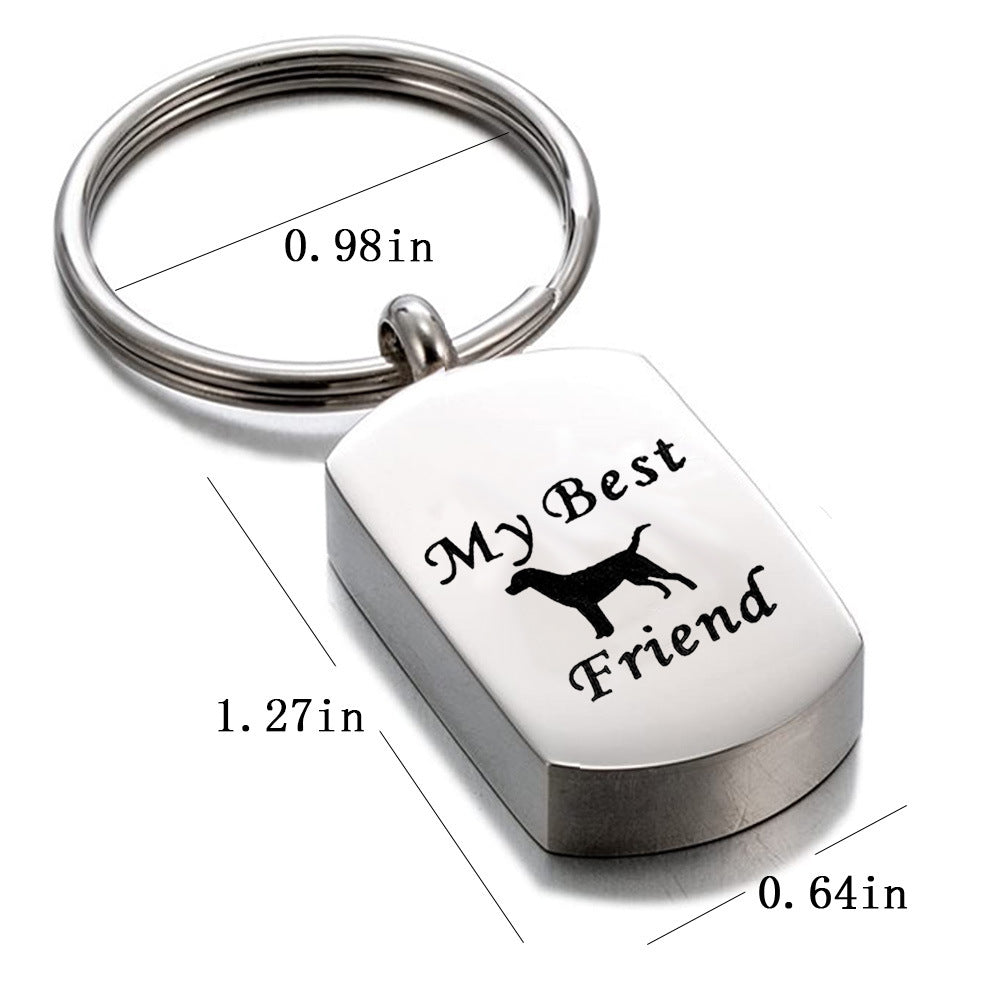 Stainless Steel Aromatherapy Pendant, for dogs.