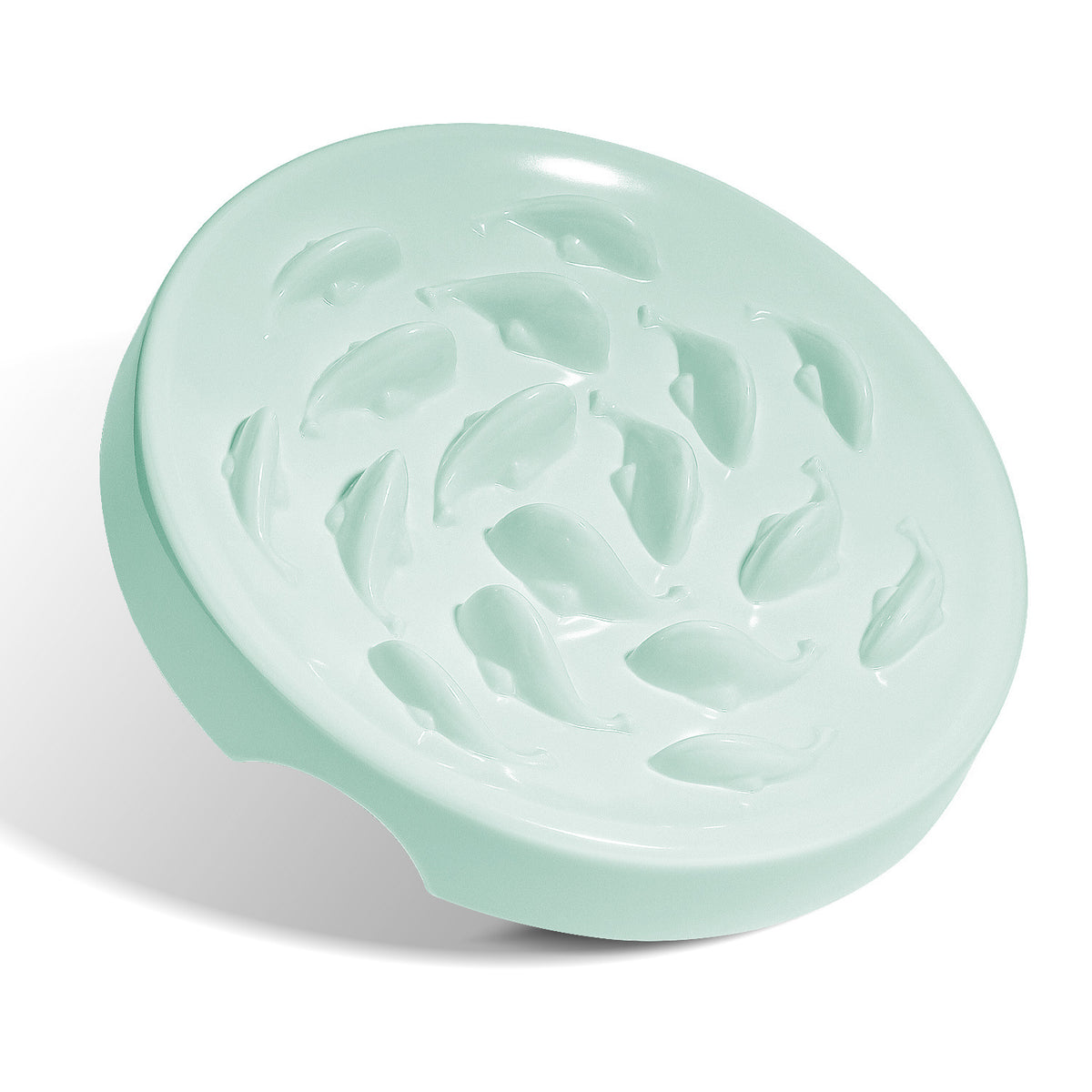 Goldfish-Shaped Slow Feeder Bowl, for dogs and cats.