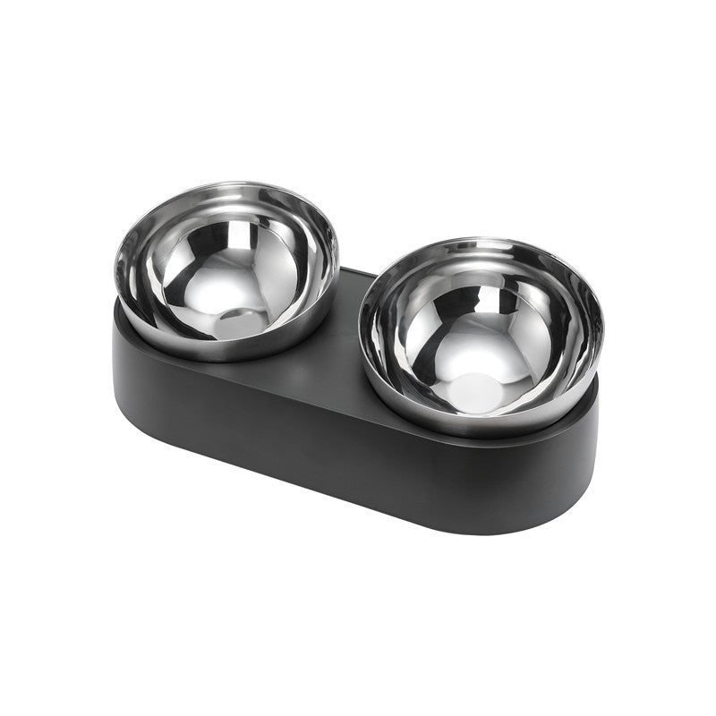 Stainless Steel Pet Feeder With Non-Slip Stand