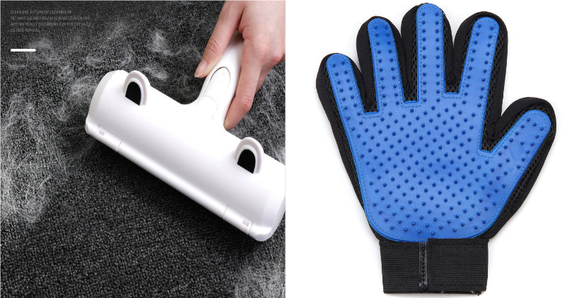 Two-Way Bristle Hair Removal Brush for Carpets, for dogs and cats.