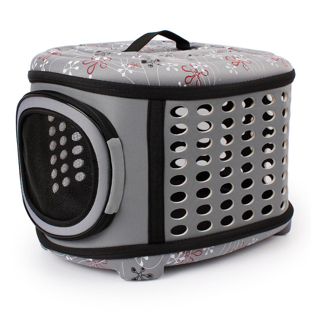 Foldable EVA Pet Carrier – Airline-Approved Waterproof Travel Tote for Cats & Small Dogs – color options
