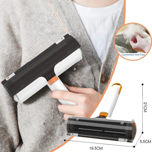 Pet Hair Remover Roller - Washable Lint Brush for Dog & Cat Fur – detail view