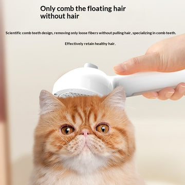 Spray Pin Brush for Pet Grooming – Detangling & Dematting Comb – side view