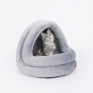 Soft Cat House Bed – Cozy Sofa Cave for Kittens & Small Pets – lifestyle photo